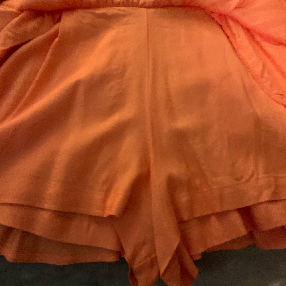 Orange Skirt/Short In One - Picture 2 of 3